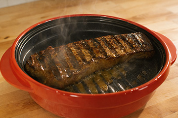 Steaks made with Rocket Chef Turbo Grill
