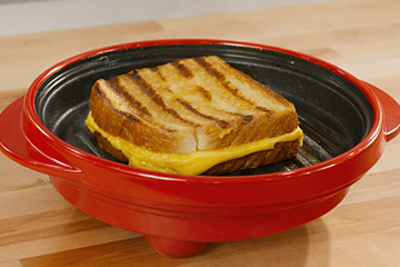 Grilled cheese made with Rocket Chef Turbo Grill
